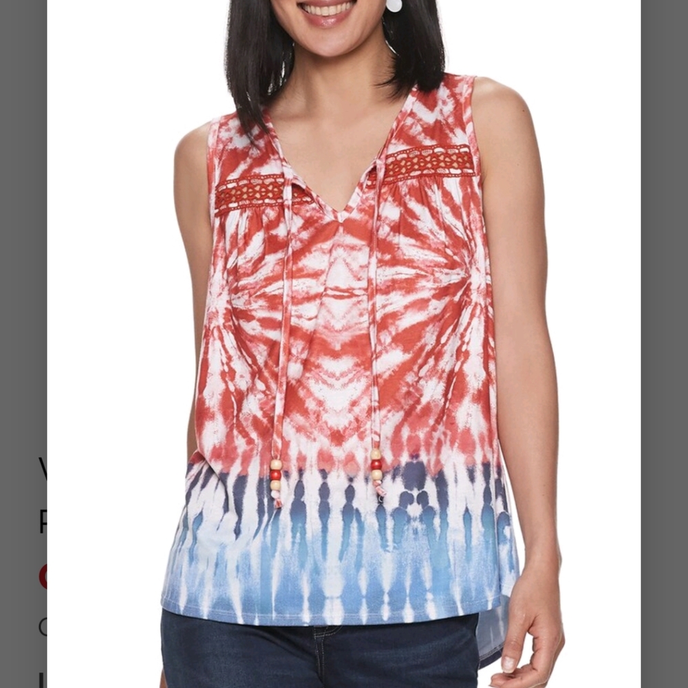 World unity tye dye top